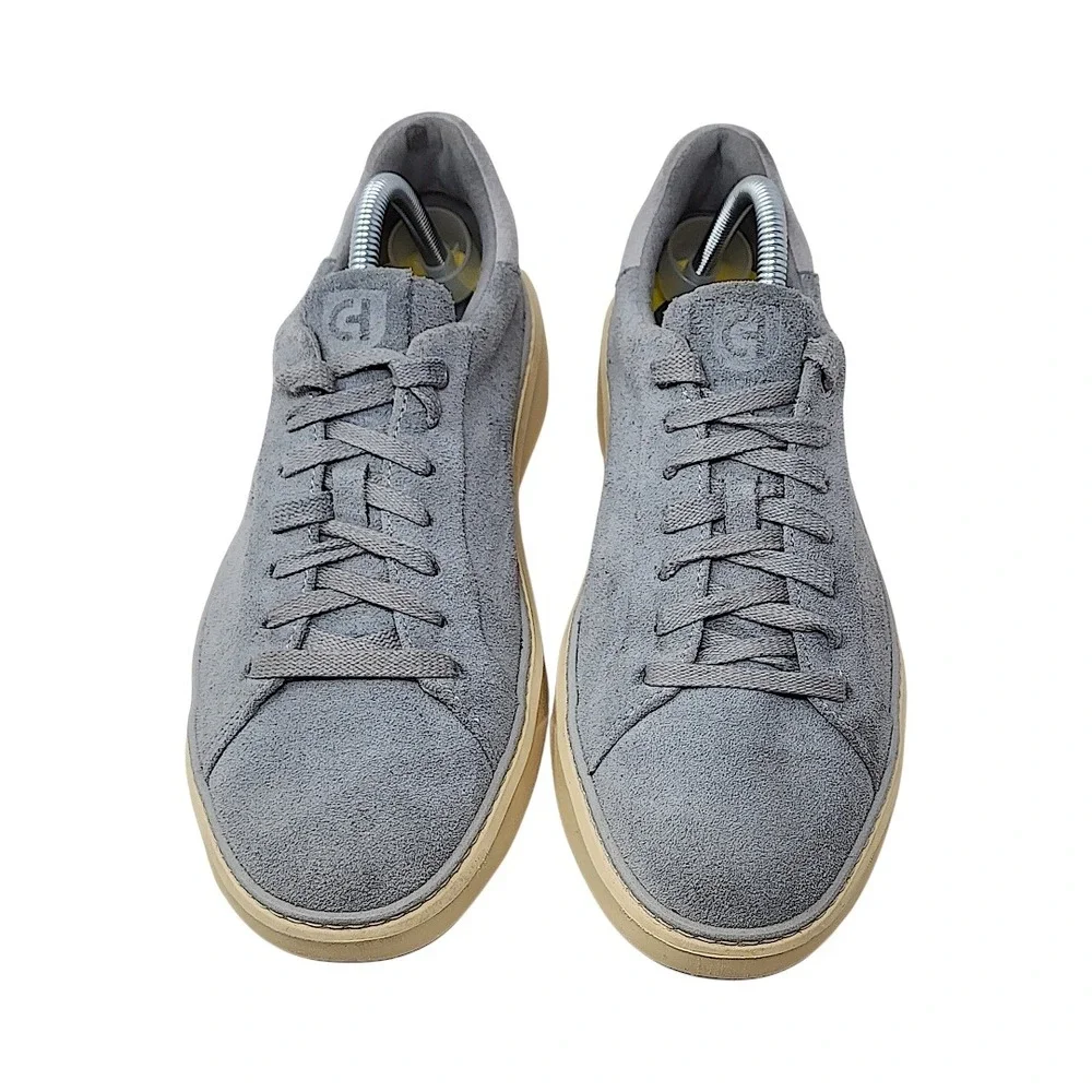 Cole Haan GrandPro 360 Topspin 8W Mens Grey Suede Low Top Sneakers C36116‎ Wide